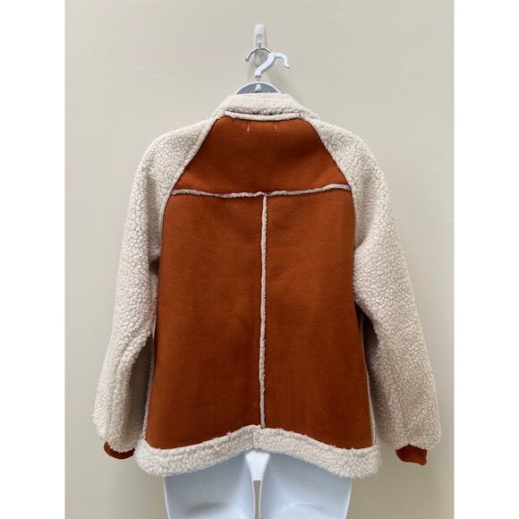 Faux Fur Sherpa Coat - Picture 5 of 7